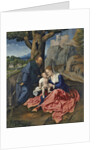 The Rest on the Flight into Egypt by Bernaert van Orley
