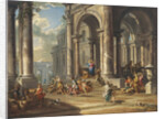Christ Driving the Money Changers from the Temple by Giovanni Paolo Panini