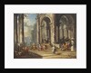 Christ Driving the Money Changers from the Temple by Giovanni Paolo Panini