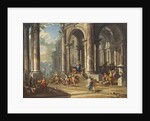 Christ Driving the Money Changers from the Temple by Giovanni Paolo Panini