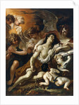 Saint Mary Magdalen surrounded by angels by Sebastiano Ricci