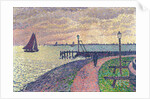 Entrance to the Port of Volendam by Théo van Rysselberghe