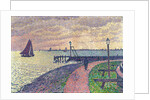 Entrance to the Port of Volendam by Théo van Rysselberghe