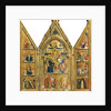 Portable Triptych with a central Crucifixion by Lorenzo Veneziano