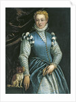 Portrait of a Woman with a dog by Paolo Veronese