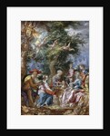 The Holy Family with Saints and Angels by Joachim Wtewael