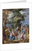 The Holy Family with Saints and Angels by Joachim Wtewael