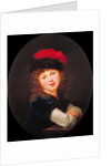 Portrait of a girl by Marie Louise Elisabeth Vigée-Lebrun