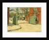 Entrance to the Park of the Moulin de la Galette by Santiago Rusiñol