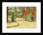 Entrance to the Park of the Moulin de la Galette by Santiago Rusiñol