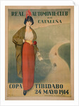 Real Automóvil Club de Cataluña (Poster) by Ramon Casas