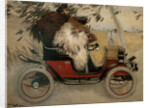 Ramon Casas and Pere Romeu in an Automobile by Ramon Casas