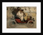 Ramon Casas and Pere Romeu in an Automobile by Ramon Casas