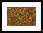 Ceiling panel with a fight between a Christian knight and a Muslim by Anonymous