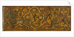 Ceiling panel with a fight between a Christian knight and a Muslim by Anonymous