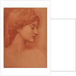 Female Head by Sir Edward Coley Burne-Jones