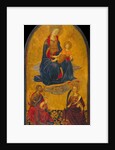 The Adoration of the Virgin and Child by Saint John the Baptist and Saint Catherine by Gherardo Starnina