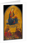 The Adoration of the Virgin and Child by Saint John the Baptist and Saint Catherine by Gherardo Starnina
