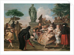 The Minuet by Giandomenico Tiepolo