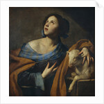 Saint Agnes by Massimo Stanzione