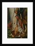 Triptych of the Baptism of Christ (Detail) by Master of Frankfurt
