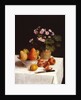 Still life with primroses and pears by Henri Fantin-Latour