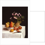 Still life with primroses and pears by Henri Fantin-Latour