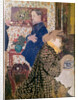 Vallotton and Misia in the Dining Room at Rue Saint-Florentin by Édouard Vuillard