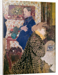 Vallotton and Misia in the Dining Room at Rue Saint-Florentin by Édouard Vuillard