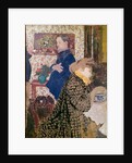 Vallotton and Misia in the Dining Room at Rue Saint-Florentin by Édouard Vuillard