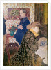 Vallotton and Misia in the Dining Room at Rue Saint-Florentin by Édouard Vuillard