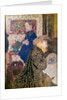 Vallotton and Misia in the Dining Room at Rue Saint-Florentin by Édouard Vuillard