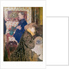 Vallotton and Misia in the Dining Room at Rue Saint-Florentin by Édouard Vuillard