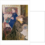 Vallotton and Misia in the Dining Room at Rue Saint-Florentin by Édouard Vuillard