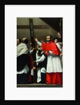 The Exaltation of the Holy Nail with Saint Charles Borromeo by Carlo Saraceni