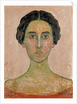 Portrait of Valentine Godé-Darel (Head of French woman) by Ferdinand Hodler