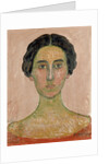 Portrait of Valentine Godé-Darel (Head of French woman) by Ferdinand Hodler