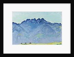 View of the Dents-du-Midi from Champéry by Ferdinand Hodler