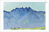 View of the Dents-du-Midi from Champéry by Ferdinand Hodler