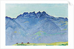View of the Dents-du-Midi from Champéry by Ferdinand Hodler