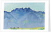 View of the Dents-du-Midi from Champéry by Ferdinand Hodler