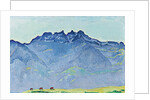 View of the Dents-du-Midi from Champéry by Ferdinand Hodler