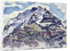 The Jungfrau, as Seen from Muerren by Ferdinand Hodler