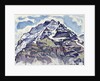 The Jungfrau, as Seen from Muerren by Ferdinand Hodler