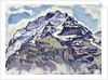 The Jungfrau, as Seen from Muerren by Ferdinand Hodler