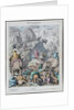 Hannibal Crosses the Alps (from Münchener Bilderbogen) by Gottlob Heinrich Leutemann