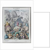 Hannibal Crosses the Alps (from Münchener Bilderbogen) by Gottlob Heinrich Leutemann