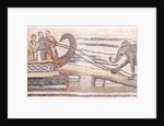 Boarding an elephant on a ship by Classical Antiquities
