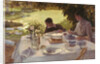 Breakfast in the garden by Giuseppe De Nittis