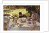 Breakfast in the garden by Giuseppe De Nittis
